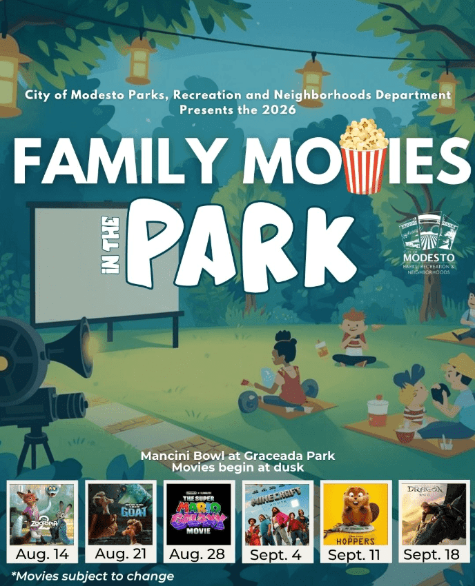 Family Movies in the Park – Modesto