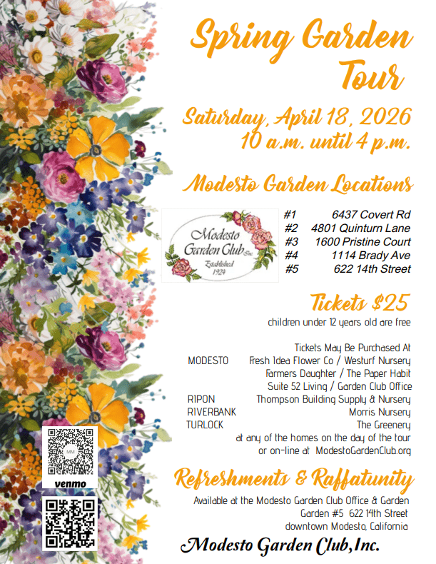 Modesto Garden Club – Spring Garden Tour