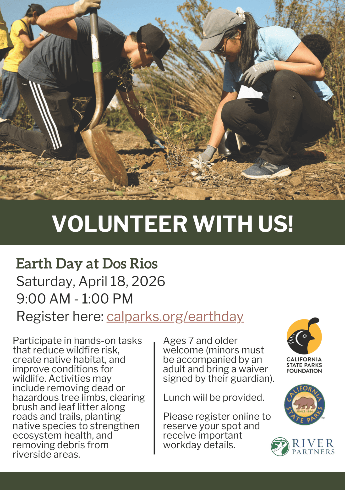 Volunteer @ Dos Rios